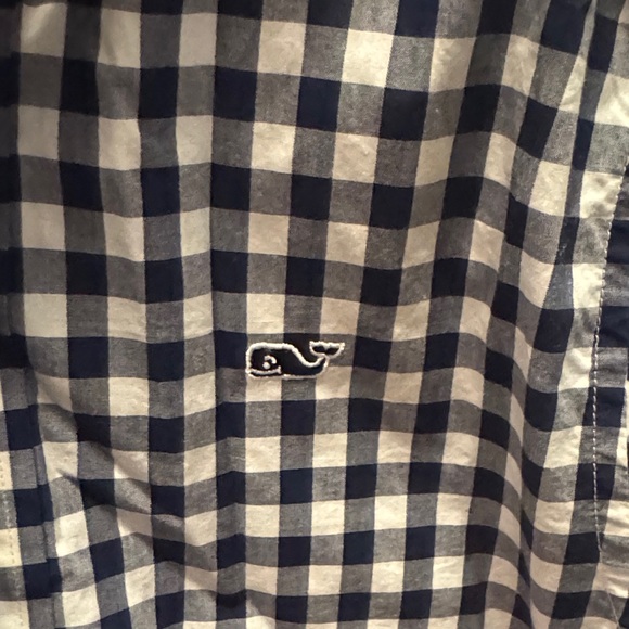 Vineyard Vines Boys’ Blue and White Checkered Shirts - Set of 2 - Picture 5 of 6